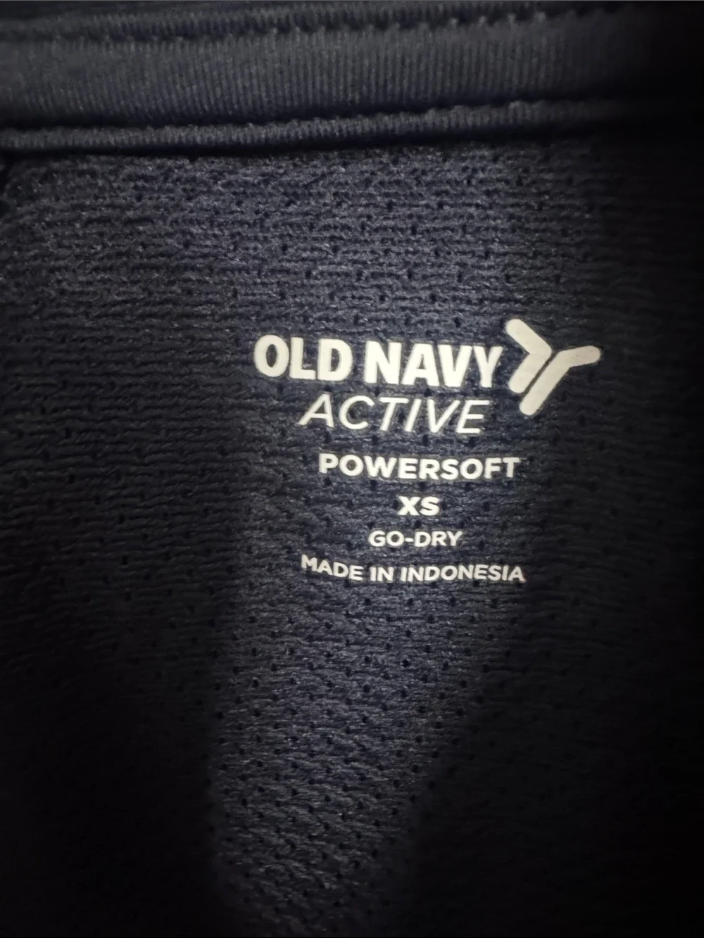 Old Navy Women's Navy Active Full-Zip Bomber Jacket stretch